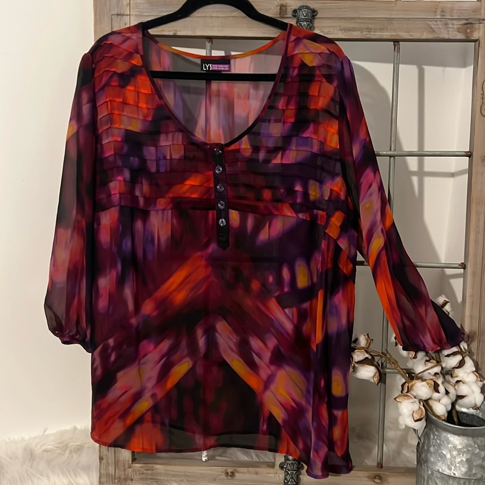 LYS Slightly Sheer Blouse